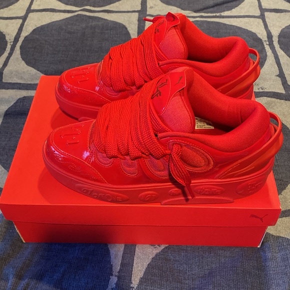 Puma la France amour red size 10 - Picture 2 of 7